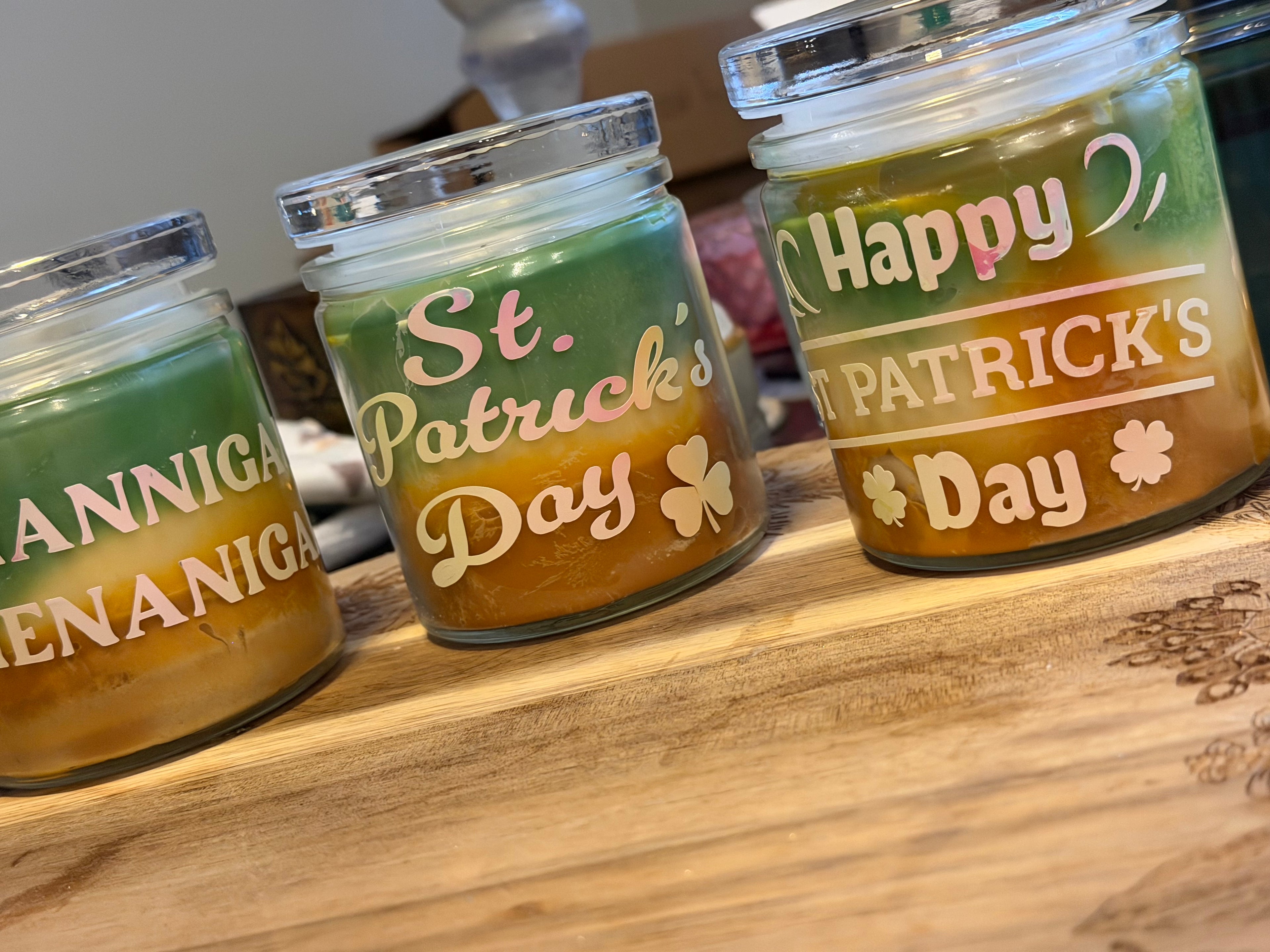 St. Patty’s Day Candle