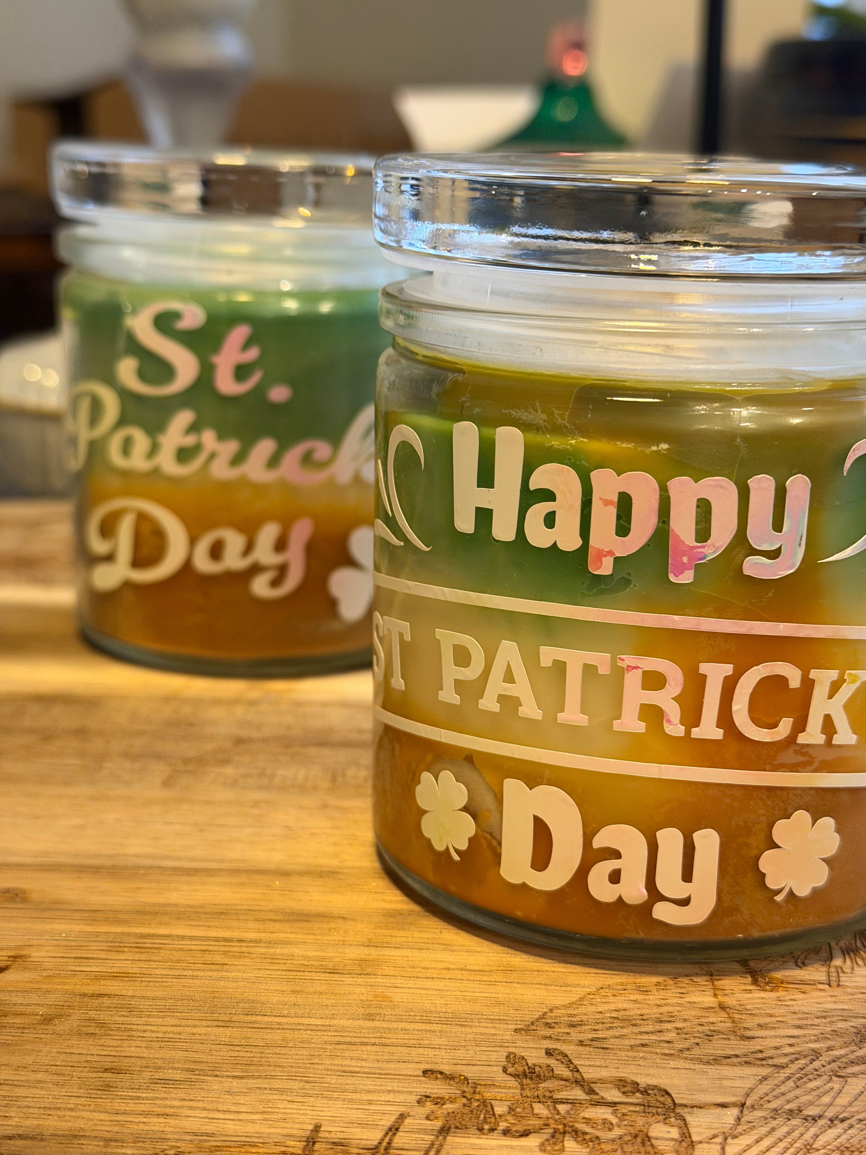 St. Patty’s Day Candle